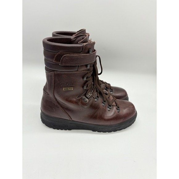 Cabela's Other - Vtg Cabelas Sky Walk Mens 11.5 Brown Leather Hunting Gore-Tex Lace Up Boots 8"